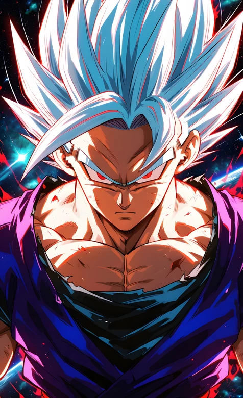 孙悟空·红瞳超赛 热血动漫风《龙珠》战斗手机壁纸