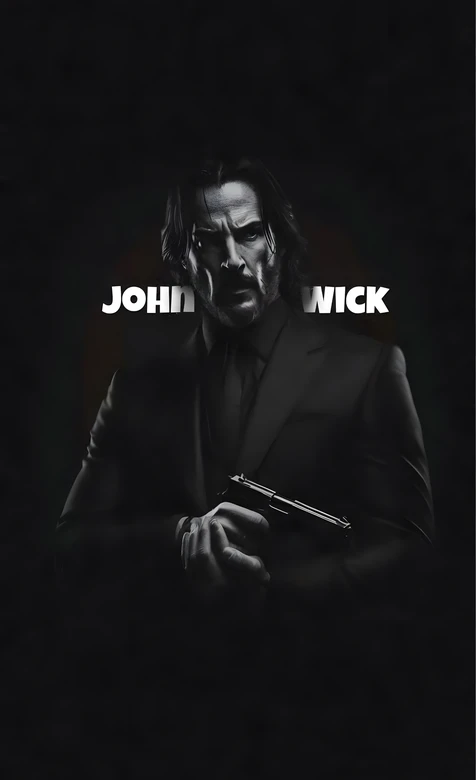 John Wick·持枪肃杀 暗黑风影视《疾速追杀》手机壁纸高人气