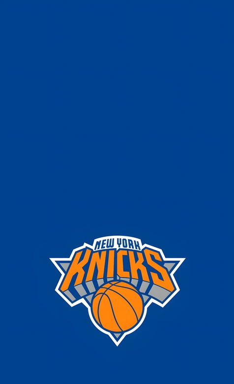 纽约尼克斯队标·简约运动风 NBA篮球主题壁纸精选