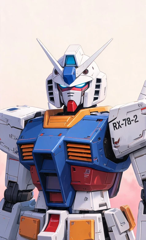 RX-78-2高达·机械写实 机动战士高达动漫手机壁纸