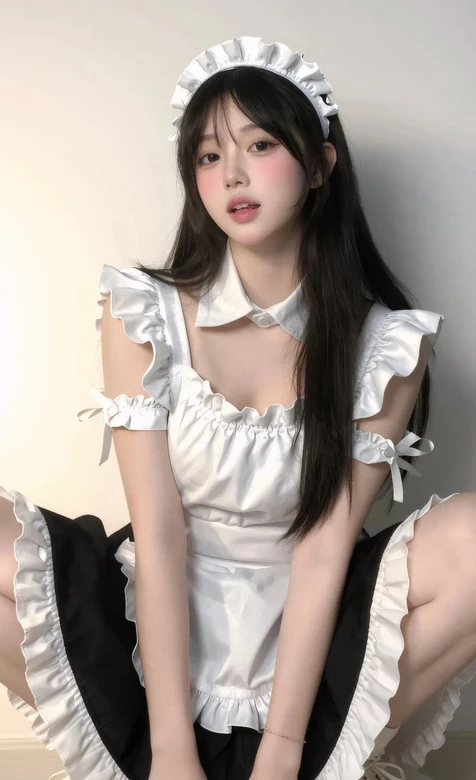 女仆装少女·甜美二次元风 女仆服写真手机壁纸推荐