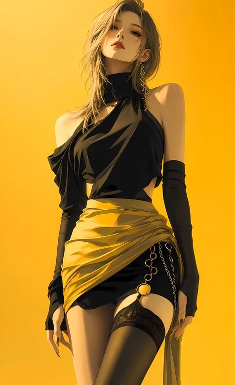 酷飒穿搭女性·二次元写实风 高人气手机壁纸