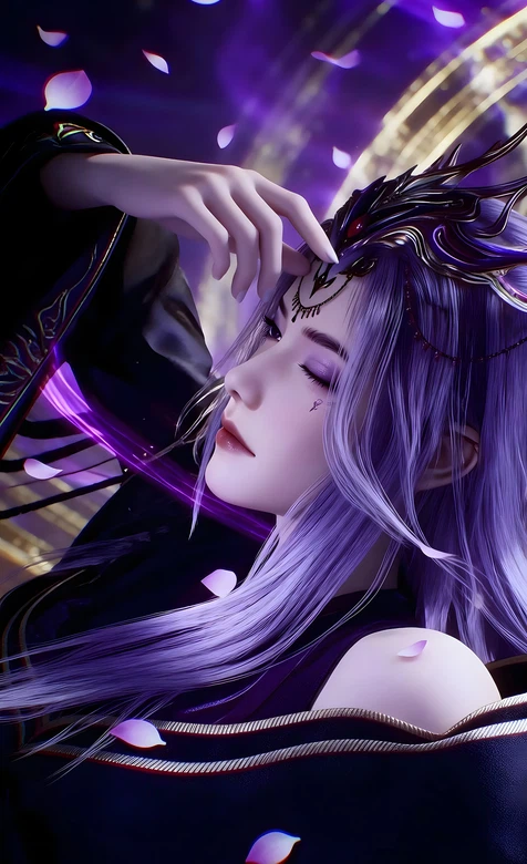 《师兄啊师兄》云霄仙子·紫发冷艳国漫女神 全面屏高清锁屏